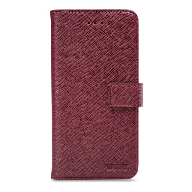 My Style Flex Wallet for Samsung Galaxy J6+ Bordeaux
