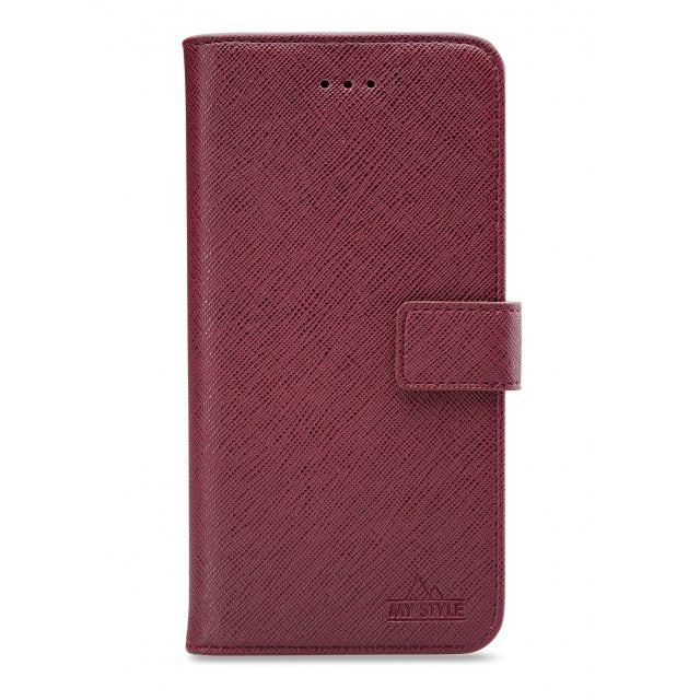 My Style Flex Wallet for Samsung Galaxy A7 2018 Bordeaux