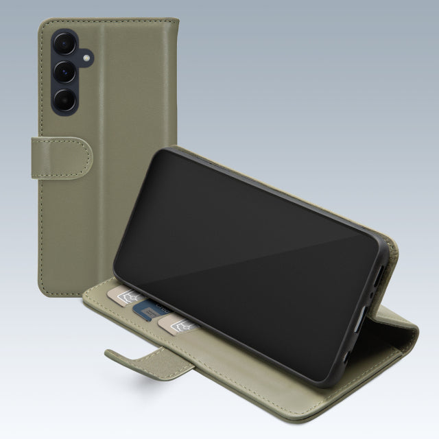 Mobilize Premium Gelly Wallet Book Case Samsung Galaxy A55 5G Green