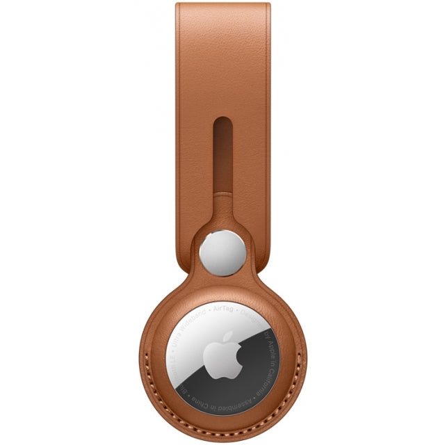 MX4A2ZM/A Apple Airtag Leather Loop Saddle Brown