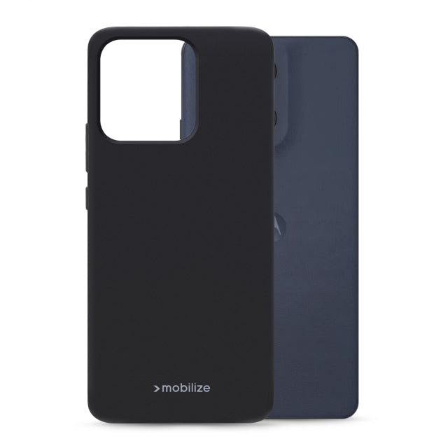 Mobilize Rubber Gelly Case Motorola Moto G86 5G Matt Black