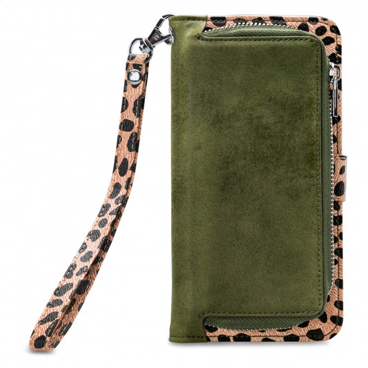 Mobilize 2in1 Gelly Zipper Case Samsung Galaxy A31 Olive/Leopard