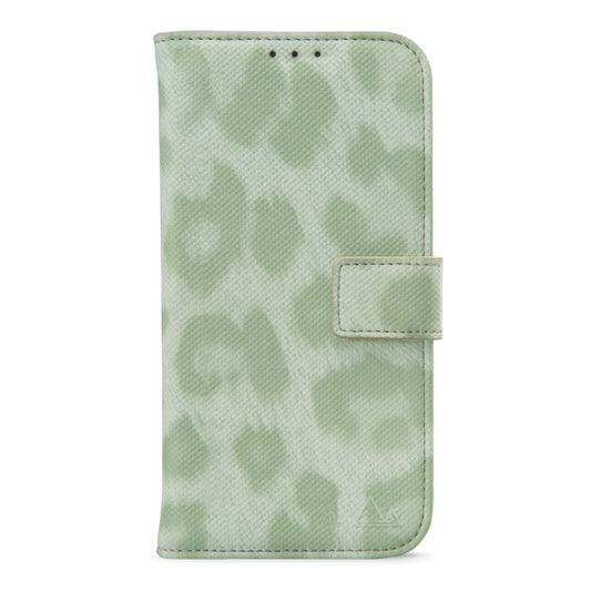 My Style Flex Wallet for Samsung Galaxy S23 FE 5G Green Leopard