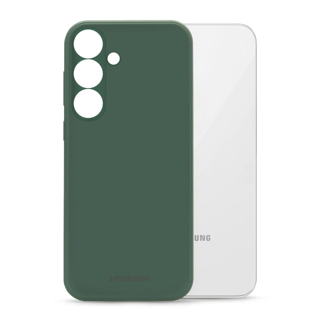 Mobilize Rubber Gelly Case Samsung Galaxy S24+ 5G Matt Green
