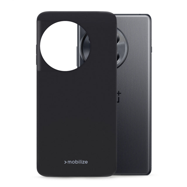 Mobilize Rubber Gelly Case OnePlus 12R Matt Black