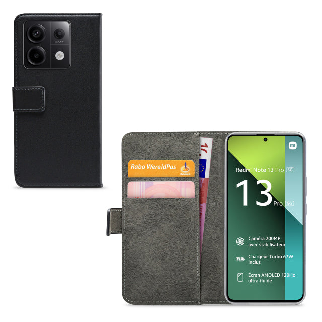 Mobilize Classic Gelly Wallet Book Case Xiaomi Poco X6 5G/Redmi Note 13 Pro 5G Black