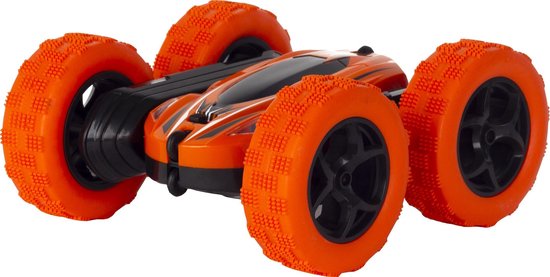 RC bestuurbare StuntAuto stunt car dubbelzijdig 360° rollen draaien spinnen | Groen