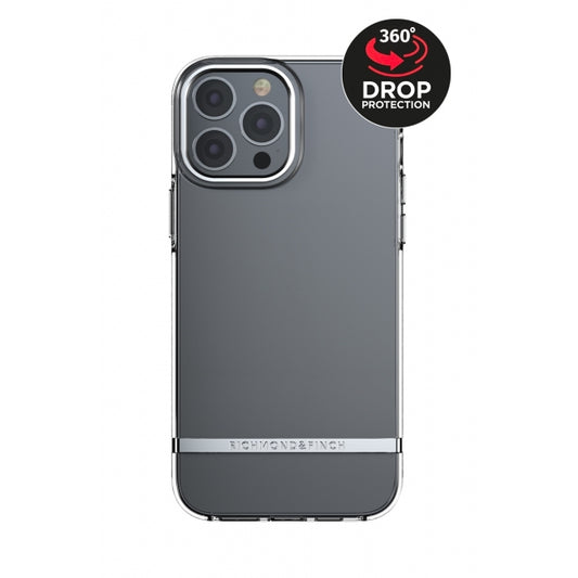 Richmond & Finch Clear Case Collection Apple iPhone 13 Pro Max Transparent/Silver