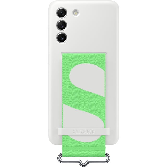 EF-GG990TWEGWW Samsung Silicone Cover with Strap Galaxy S21 FE 5G White