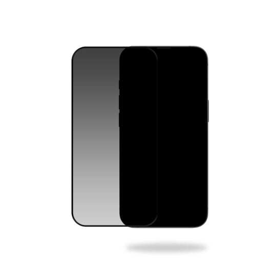 Mobilize Privacy Glass Screen Protector - Black Frame - for Apple iPhone 16e
