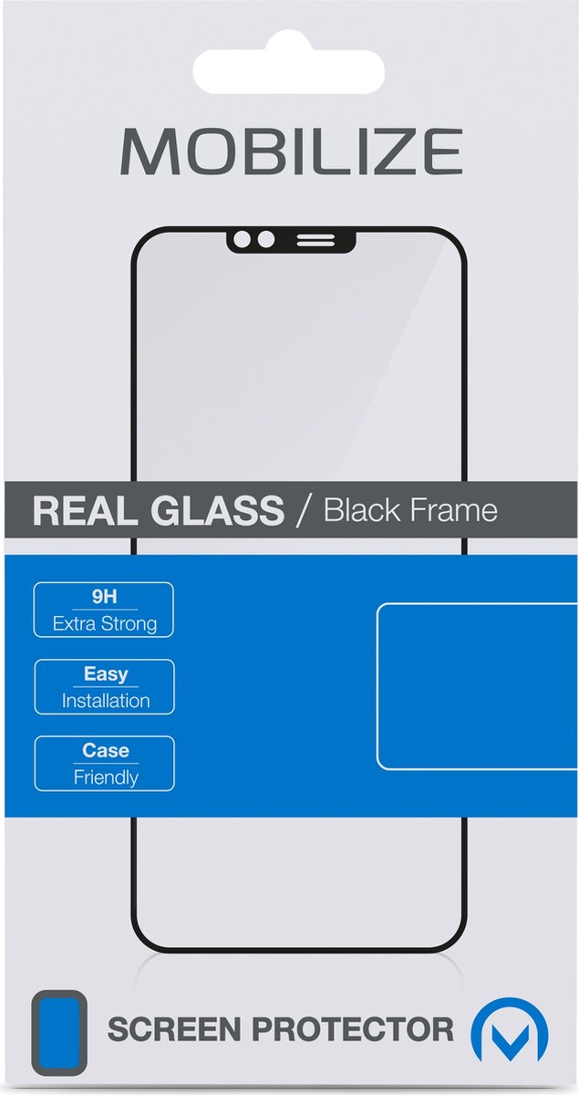 Mobilize Screenprotector geschikt voor Samsung Galaxy S21 FE Glazen | Mobilize Premium Screenprotector - Case Friendly - Zwart