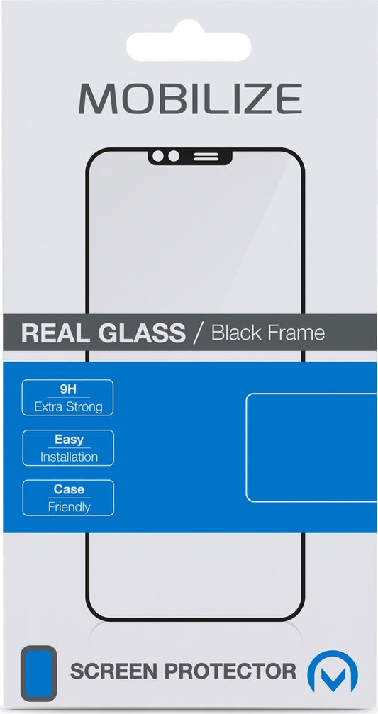 Mobilize Screenprotector geschikt voor Samsung Galaxy S21 FE Glazen | Mobilize Premium Screenprotector - Case Friendly - Zwart