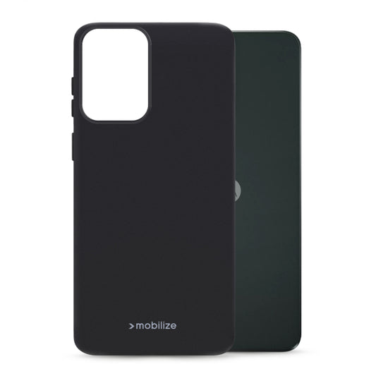 Mobilize Rubber Gelly Case Motorola Moto G55 Matt Black