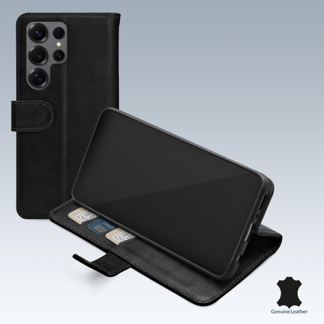 Mobilize Leather Wallet Samsung Galaxy S25 Ultra 5G Black