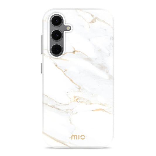 MIO White Marble Magsafe Compatible for Samsung S24 FE 5G