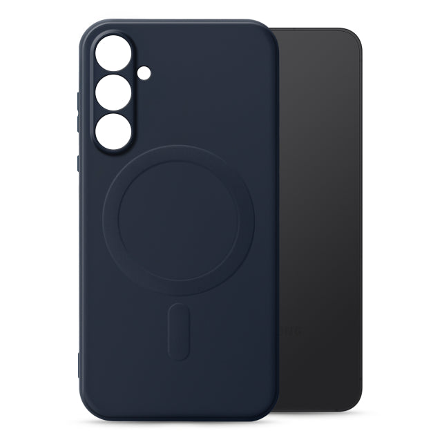 My Style Protective Flex Magsafe Compatible Case for Samsung Galaxy S24 FE 5G Midnight Blue