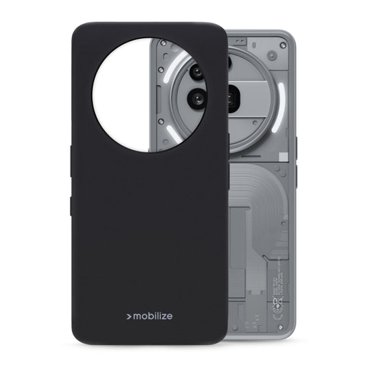 Mobilize Rubber Gelly Case Nothing Phone (3a) Pro Matt Black