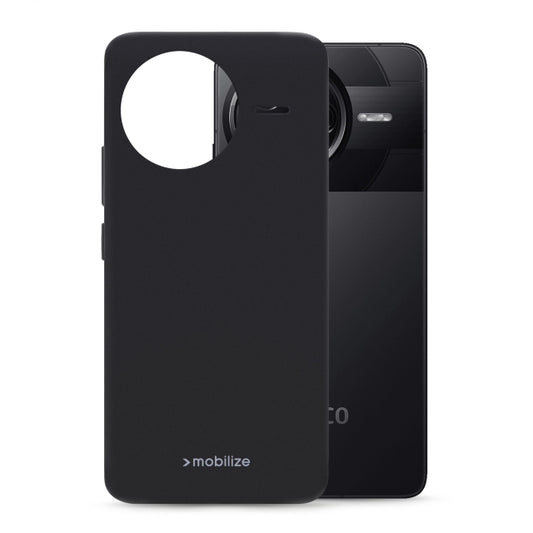 Mobilize Rubber Gelly Case Xiaomi Poco F7 Pro Matt Black