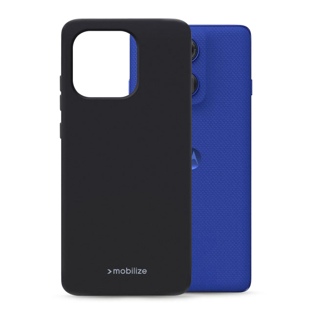 Mobilize Rubber Gelly Case Motorola Edge 60 Pro Matt Black