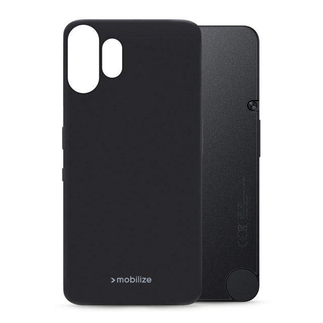 Mobilize Rubber Gelly Case Nothing CMF Phone (2) Pro Matt Black