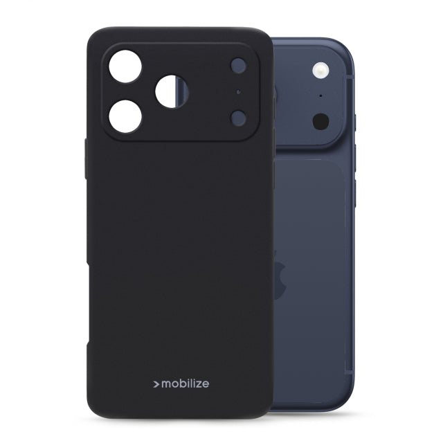 Mobilize Rubber Gelly Case Apple iPhone 17 Pro Max Matt Black