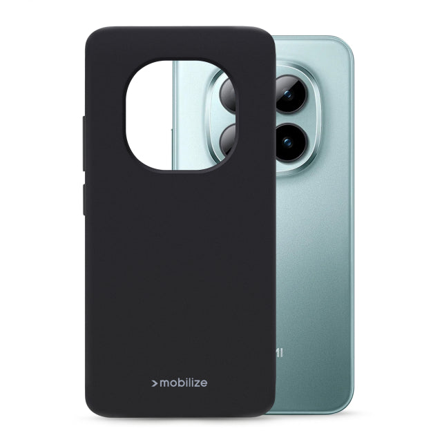 Mobilize Rubber Gelly Case Xiaomi Redmi Note 15 5G Matt Black